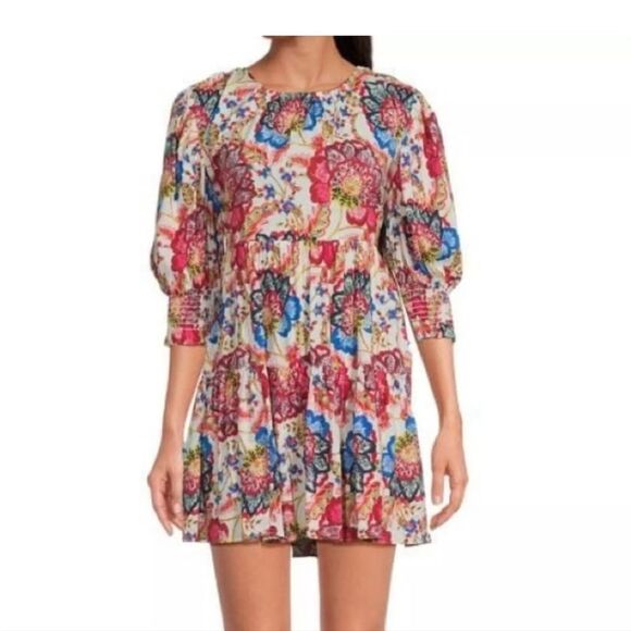 NWT MISA Los Angeles Honor Floral Mini Dress Size XS - Picture 3 of 8